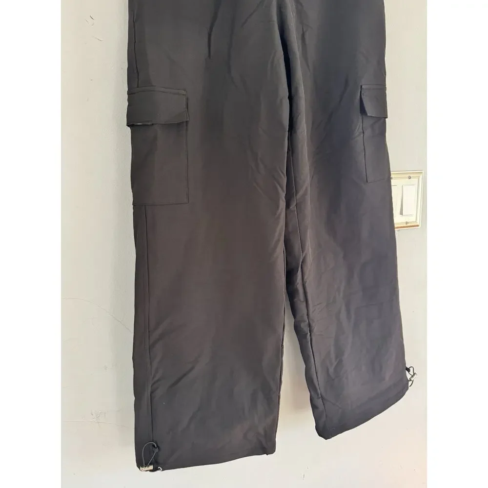 NWT OGL Waterproof Fleece Cargo Pants Black Snowpants Size Medium - Picture 5 of 9